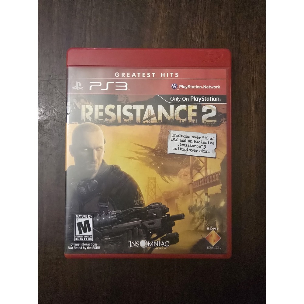 Resistance 2 (Sony PlayStation 3, PS3, 2008) Greatest Hits TESTED